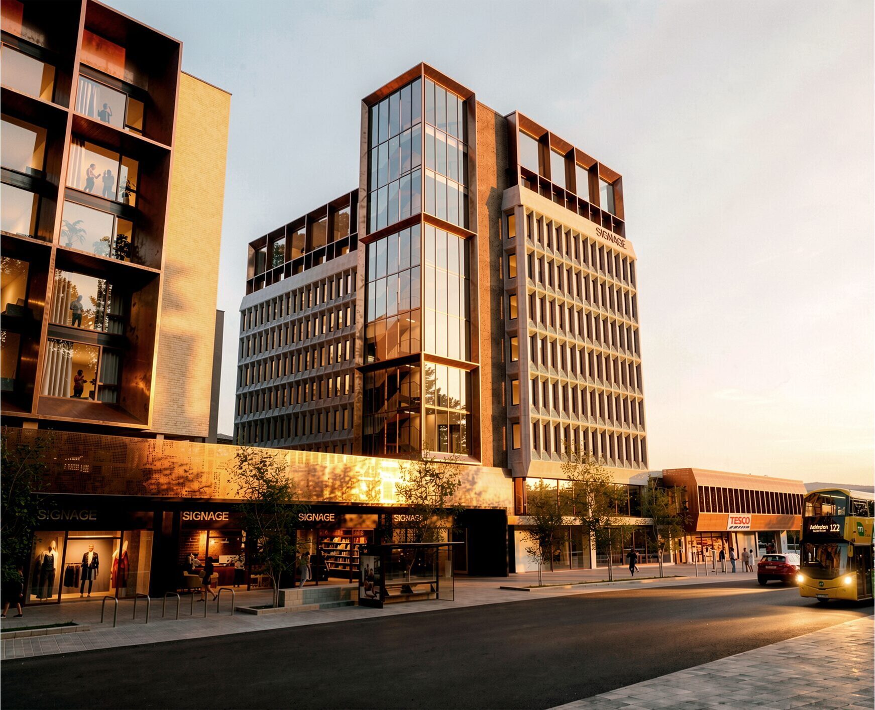 Refurbished brutalist tower reimagined as a hotel